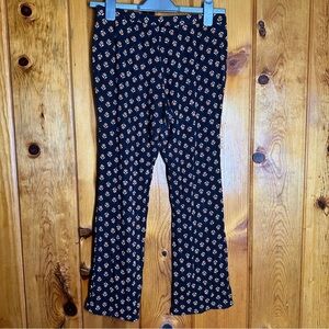 Billabong Juniors Floral Cropped Flare Leg Pants